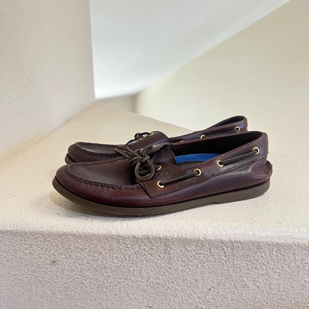 Sperry Top-Sider Men's Authentic Original Boat‎ Driving Shoe Amaretto Size 10.5